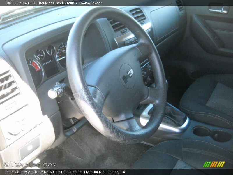 Boulder Gray Metallic / Ebony/Pewter 2009 Hummer H3