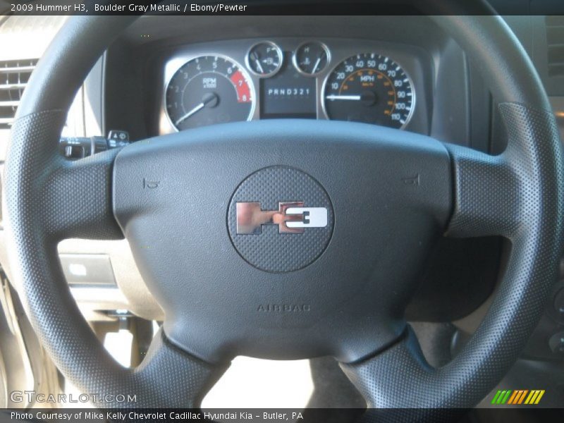 Boulder Gray Metallic / Ebony/Pewter 2009 Hummer H3