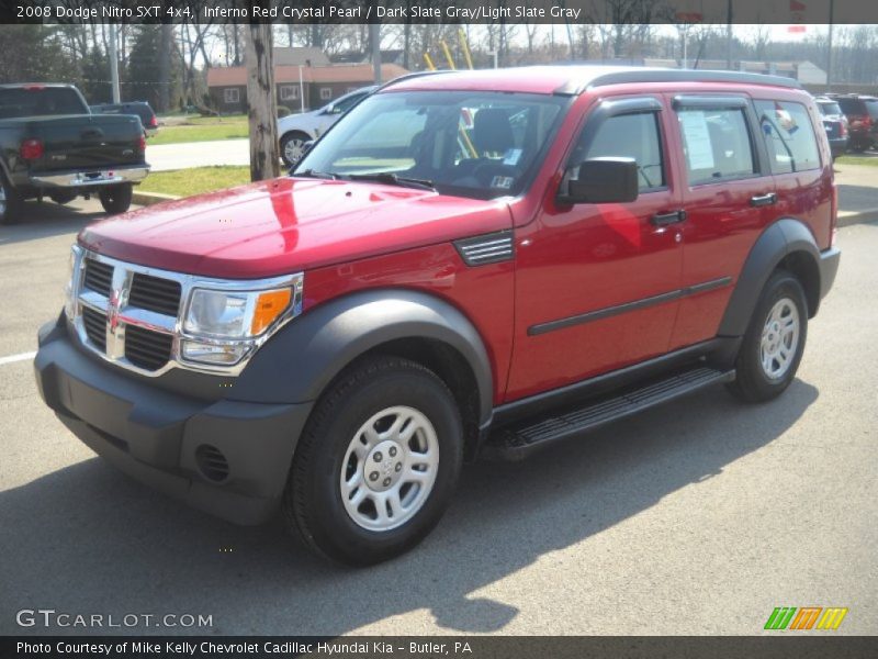 Inferno Red Crystal Pearl / Dark Slate Gray/Light Slate Gray 2008 Dodge Nitro SXT 4x4