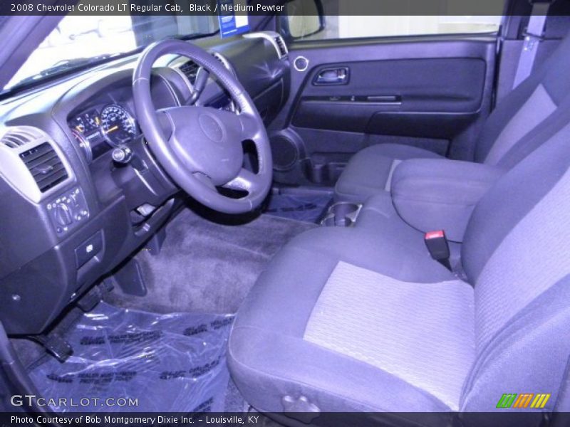 Black / Medium Pewter 2008 Chevrolet Colorado LT Regular Cab