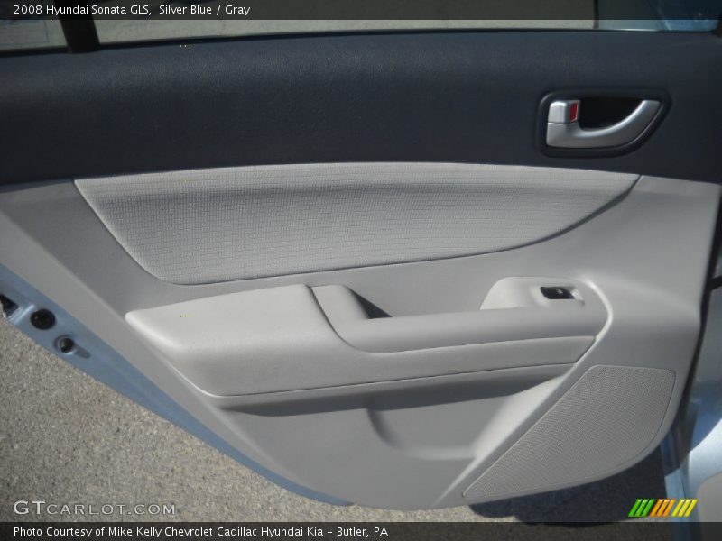 Silver Blue / Gray 2008 Hyundai Sonata GLS