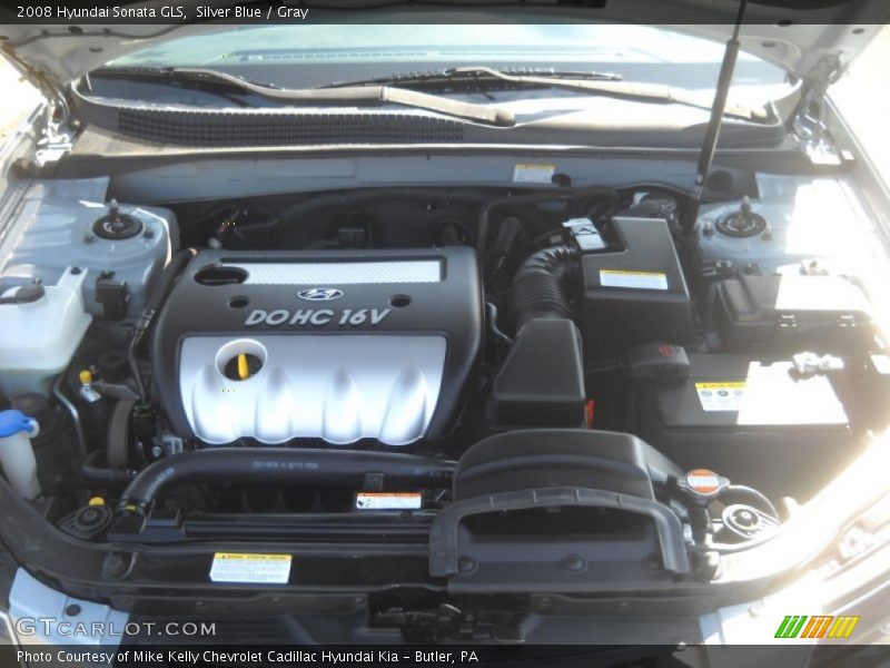 Silver Blue / Gray 2008 Hyundai Sonata GLS