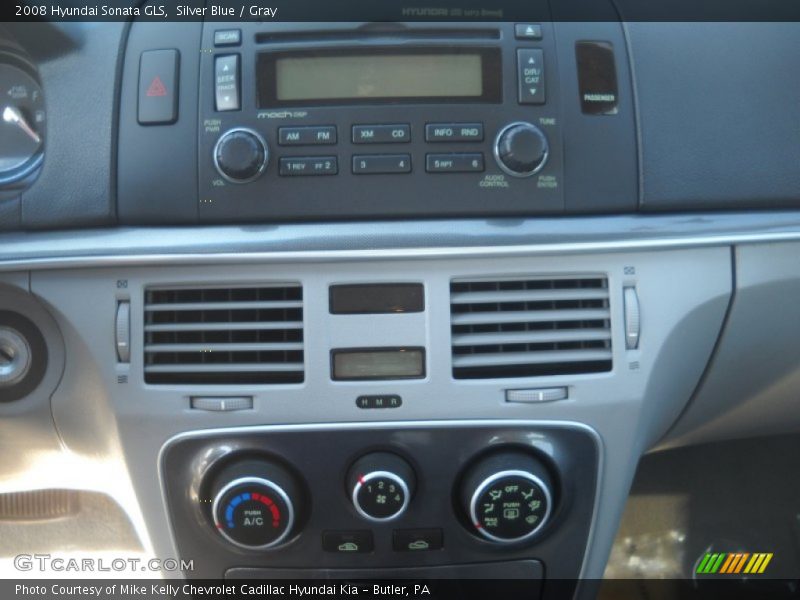 Silver Blue / Gray 2008 Hyundai Sonata GLS