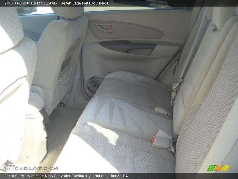 Desert Sage Metallic / Beige 2007 Hyundai Tucson SE 4WD
