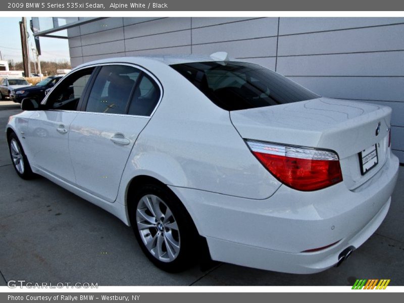 Alpine White / Black 2009 BMW 5 Series 535xi Sedan