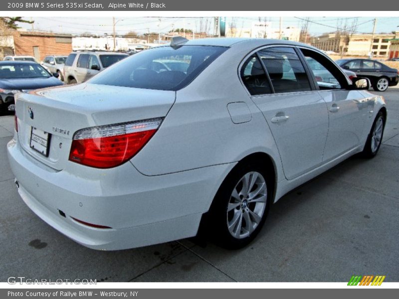 Alpine White / Black 2009 BMW 5 Series 535xi Sedan