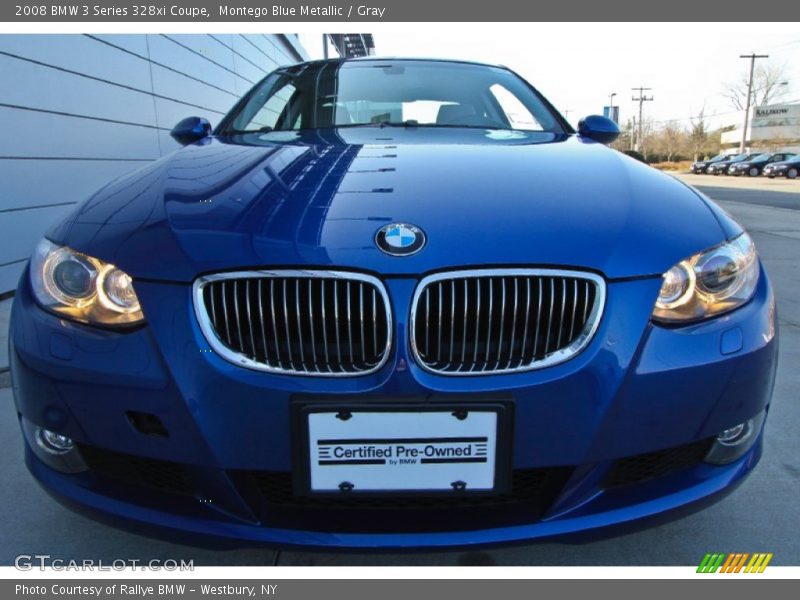 Montego Blue Metallic / Gray 2008 BMW 3 Series 328xi Coupe