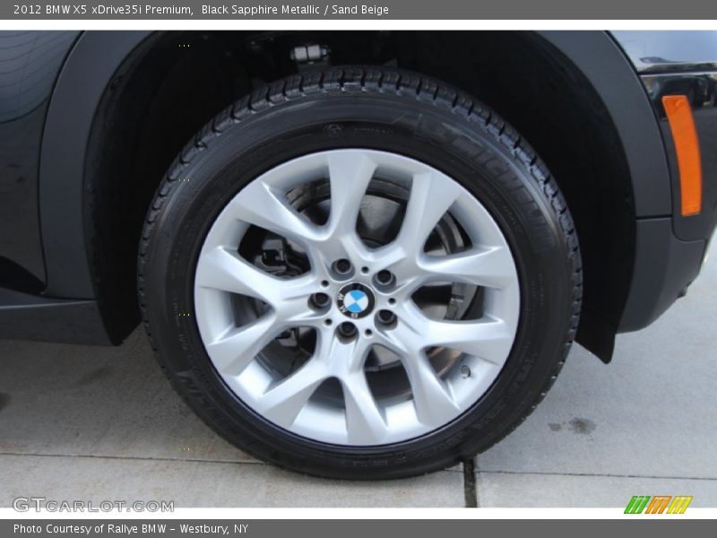 Black Sapphire Metallic / Sand Beige 2012 BMW X5 xDrive35i Premium