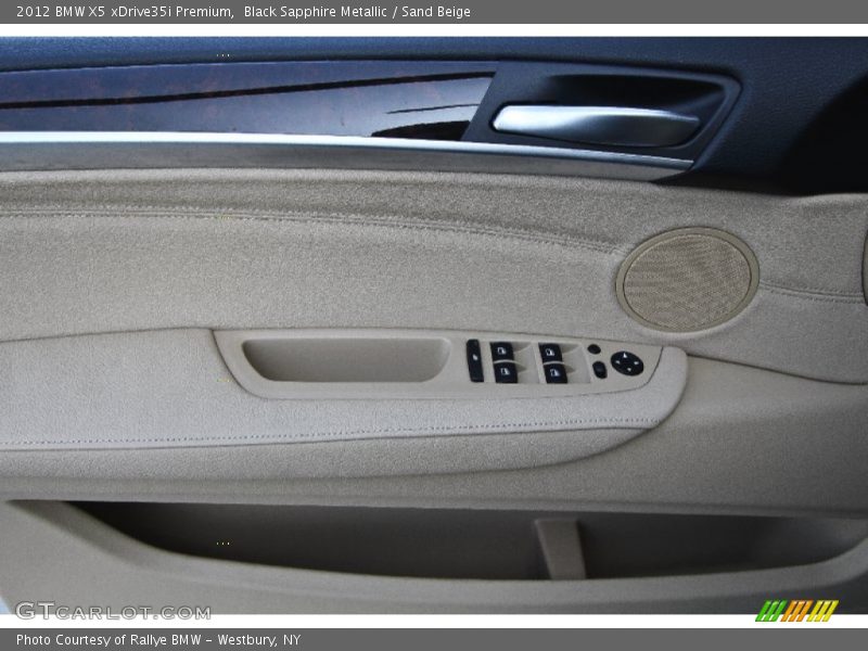 Black Sapphire Metallic / Sand Beige 2012 BMW X5 xDrive35i Premium