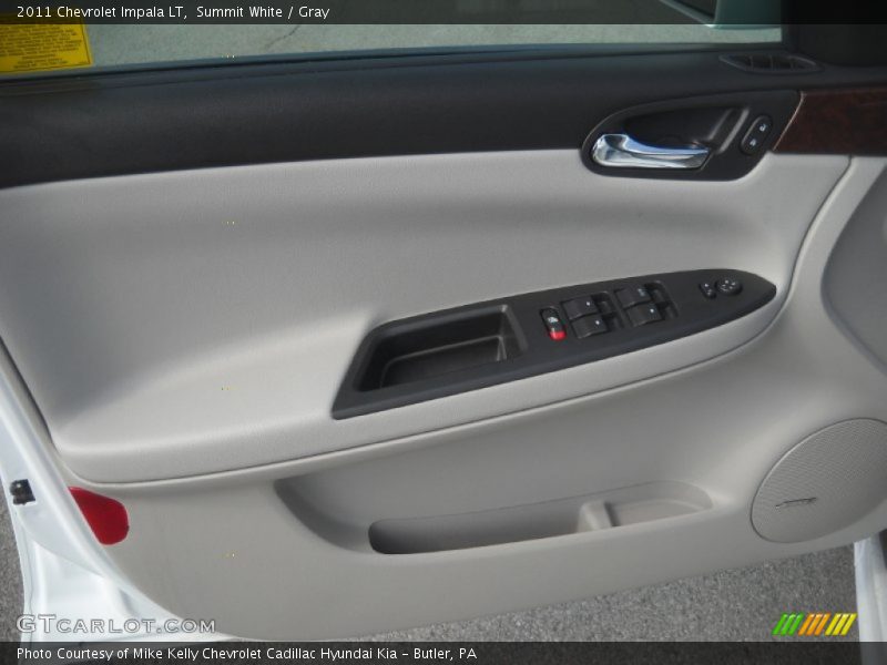 Summit White / Gray 2011 Chevrolet Impala LT