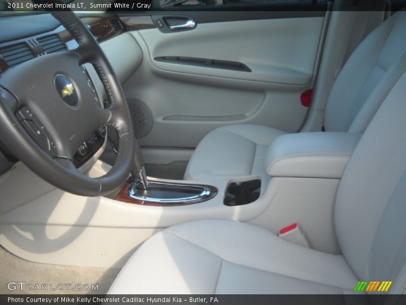 Summit White / Gray 2011 Chevrolet Impala LT