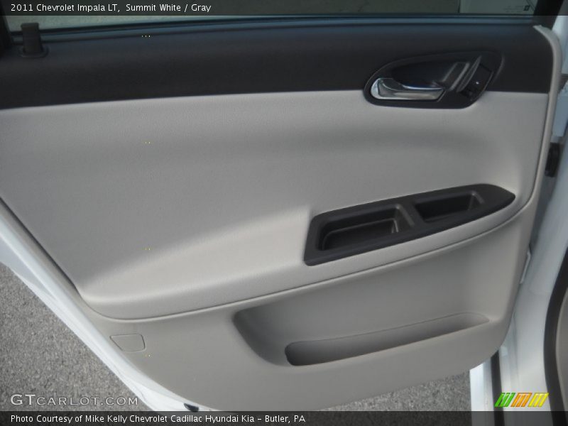 Summit White / Gray 2011 Chevrolet Impala LT