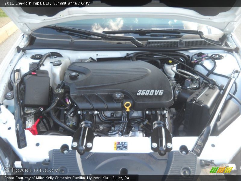 Summit White / Gray 2011 Chevrolet Impala LT