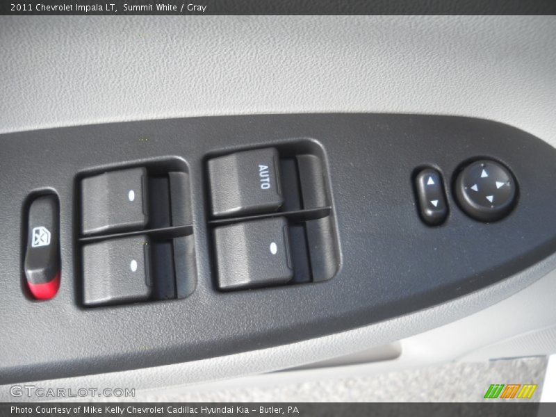 Summit White / Gray 2011 Chevrolet Impala LT