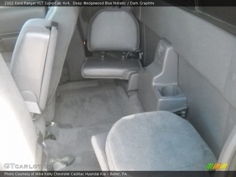 Deep Wedgewood Blue Metallic / Dark Graphite 2002 Ford Ranger XLT SuperCab 4x4