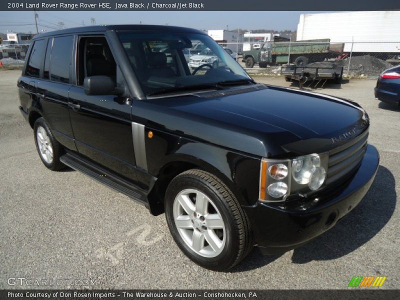 Java Black / Charcoal/Jet Black 2004 Land Rover Range Rover HSE
