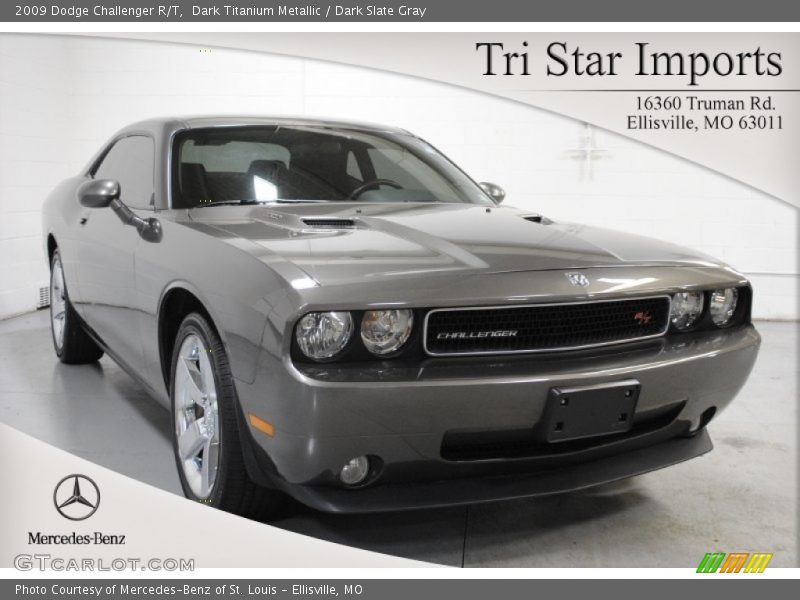 Dark Titanium Metallic / Dark Slate Gray 2009 Dodge Challenger R/T