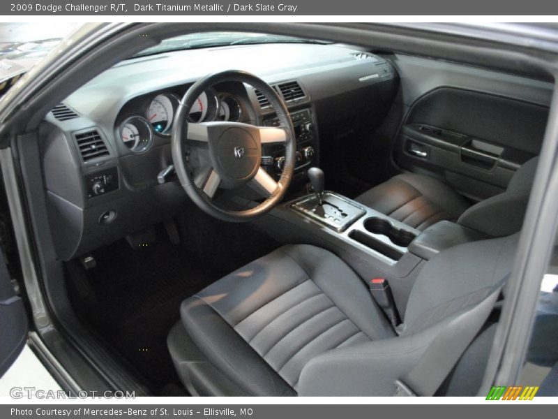 Dark Titanium Metallic / Dark Slate Gray 2009 Dodge Challenger R/T