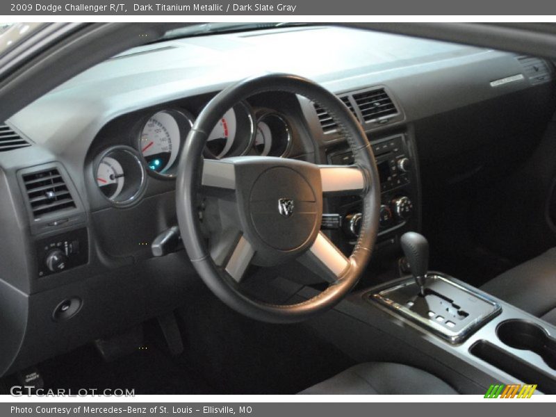 Dark Titanium Metallic / Dark Slate Gray 2009 Dodge Challenger R/T