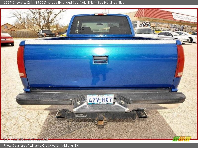 Bright Blue Metallic / Blue 1997 Chevrolet C/K K1500 Silverado Extended Cab 4x4