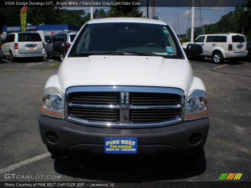 Bright White / Dark Slate Gray/Light Slate Gray 2006 Dodge Durango SXT