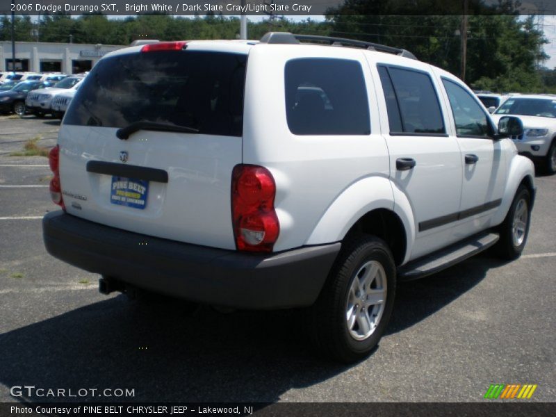 Bright White / Dark Slate Gray/Light Slate Gray 2006 Dodge Durango SXT