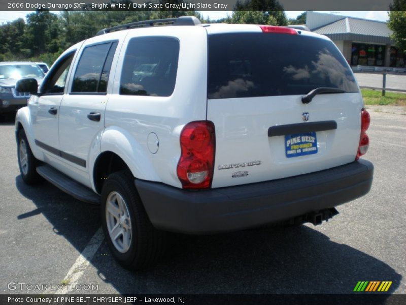 Bright White / Dark Slate Gray/Light Slate Gray 2006 Dodge Durango SXT