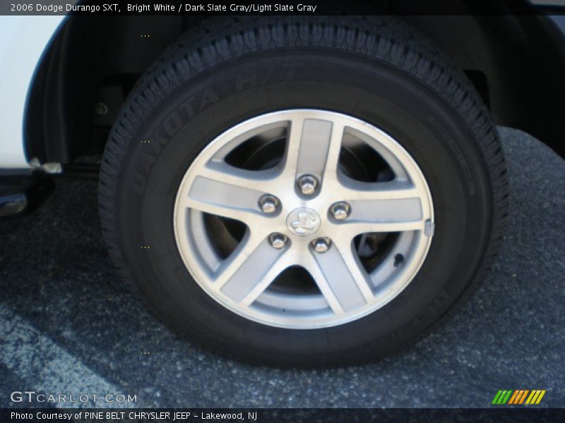 Bright White / Dark Slate Gray/Light Slate Gray 2006 Dodge Durango SXT