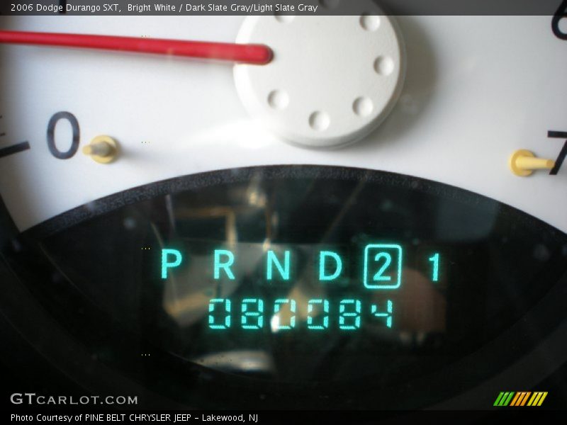 Bright White / Dark Slate Gray/Light Slate Gray 2006 Dodge Durango SXT