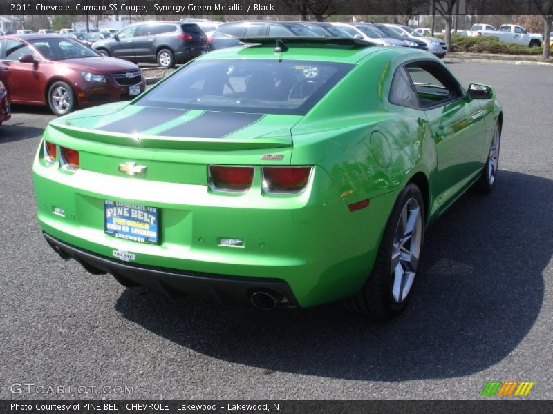 Synergy Green Metallic / Black 2011 Chevrolet Camaro SS Coupe