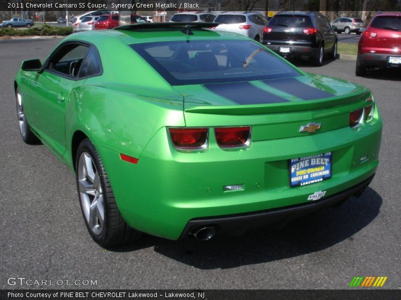 Synergy Green Metallic / Black 2011 Chevrolet Camaro SS Coupe