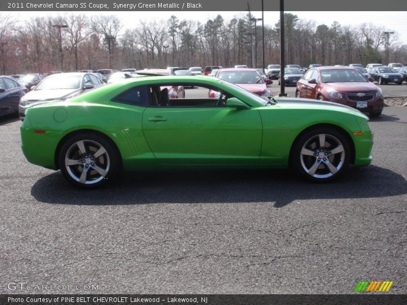 Synergy Green Metallic / Black 2011 Chevrolet Camaro SS Coupe