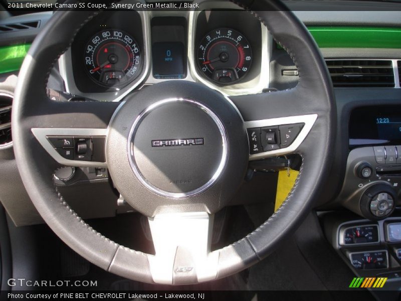 Synergy Green Metallic / Black 2011 Chevrolet Camaro SS Coupe