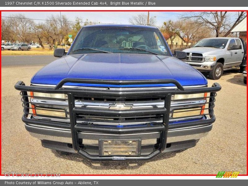 Bright Blue Metallic / Blue 1997 Chevrolet C/K K1500 Silverado Extended Cab 4x4