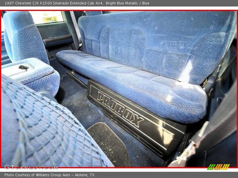 Bright Blue Metallic / Blue 1997 Chevrolet C/K K1500 Silverado Extended Cab 4x4