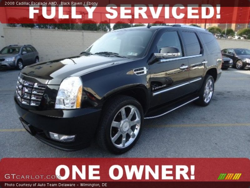 Black Raven / Ebony 2008 Cadillac Escalade AWD