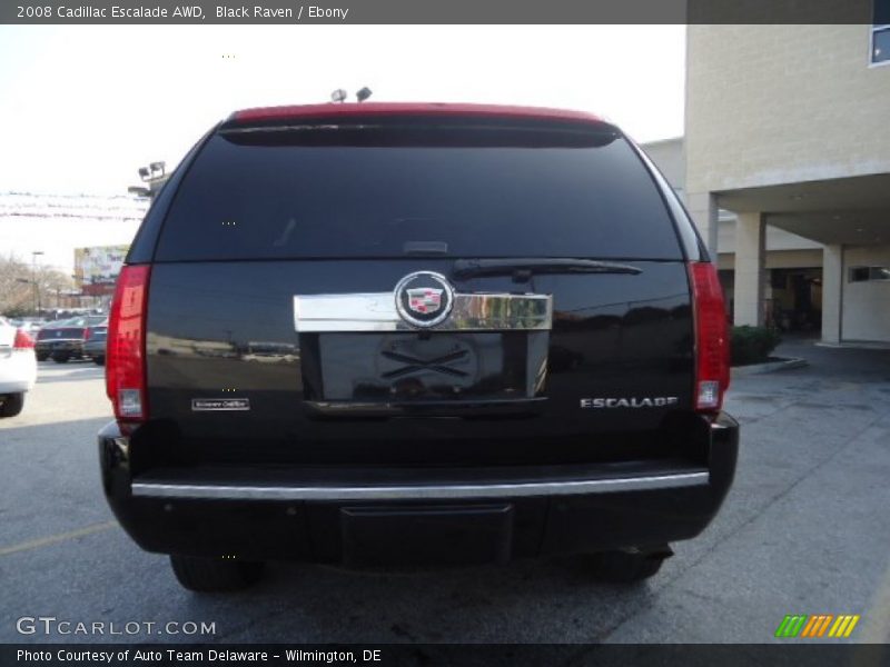 Black Raven / Ebony 2008 Cadillac Escalade AWD