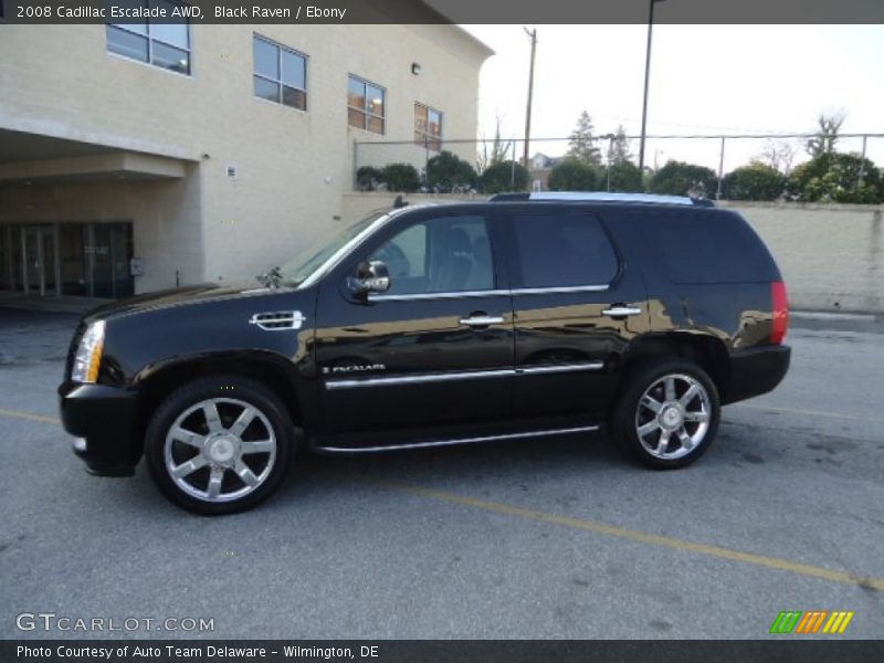 Black Raven / Ebony 2008 Cadillac Escalade AWD