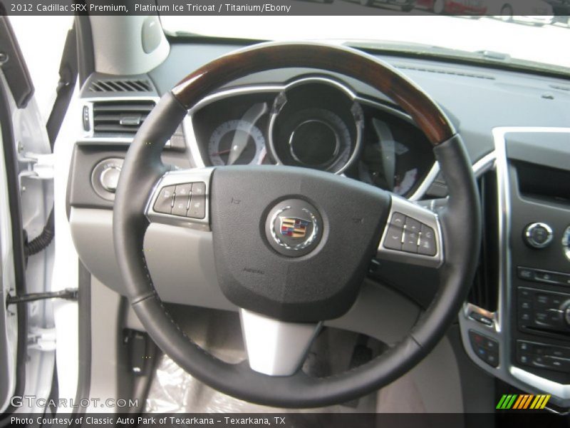 Platinum Ice Tricoat / Titanium/Ebony 2012 Cadillac SRX Premium