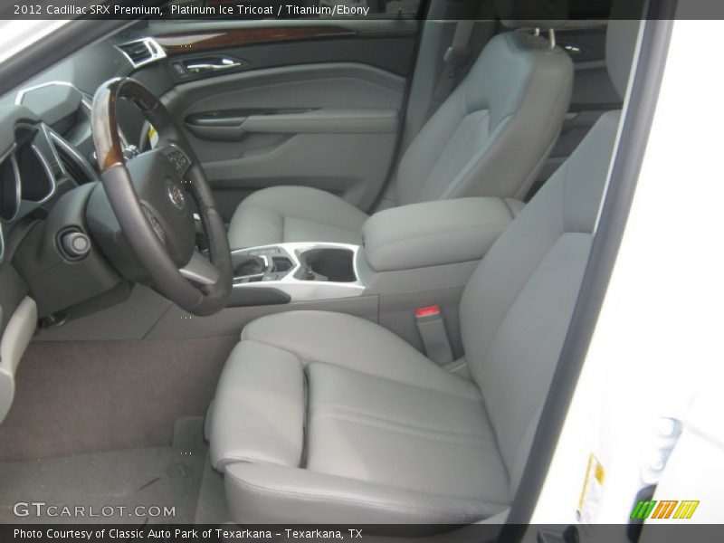 Platinum Ice Tricoat / Titanium/Ebony 2012 Cadillac SRX Premium
