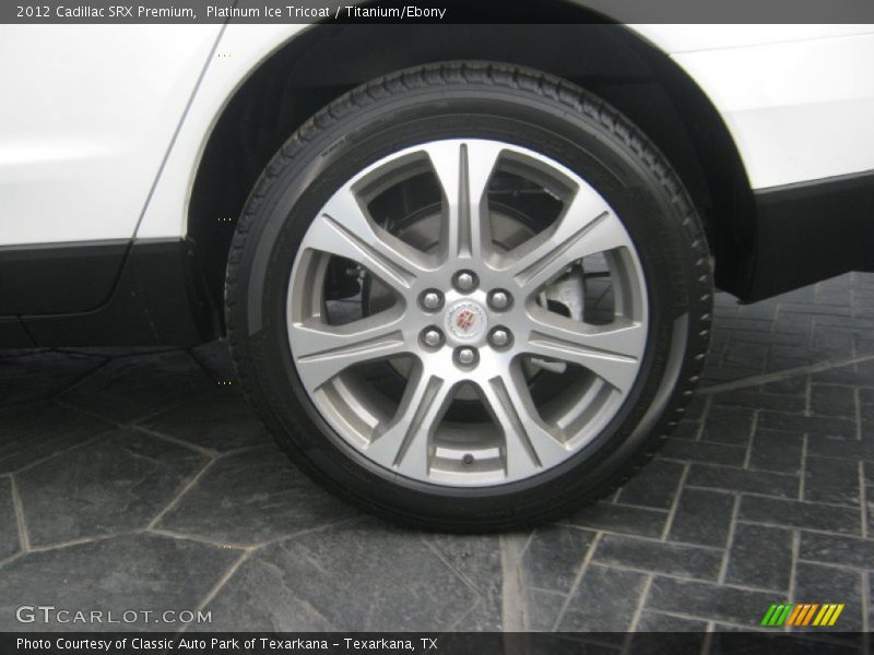 Platinum Ice Tricoat / Titanium/Ebony 2012 Cadillac SRX Premium