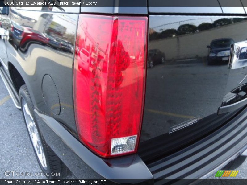 Black Raven / Ebony 2008 Cadillac Escalade AWD