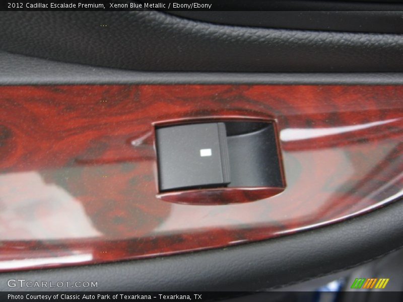Xenon Blue Metallic / Ebony/Ebony 2012 Cadillac Escalade Premium