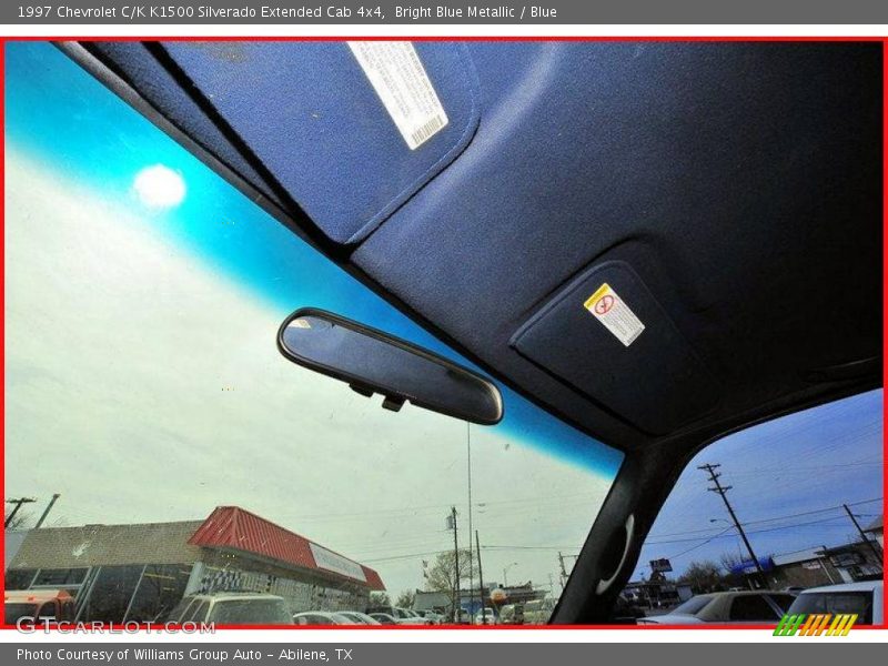Bright Blue Metallic / Blue 1997 Chevrolet C/K K1500 Silverado Extended Cab 4x4
