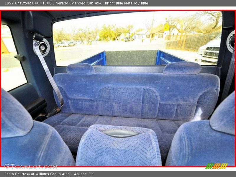 Bright Blue Metallic / Blue 1997 Chevrolet C/K K1500 Silverado Extended Cab 4x4