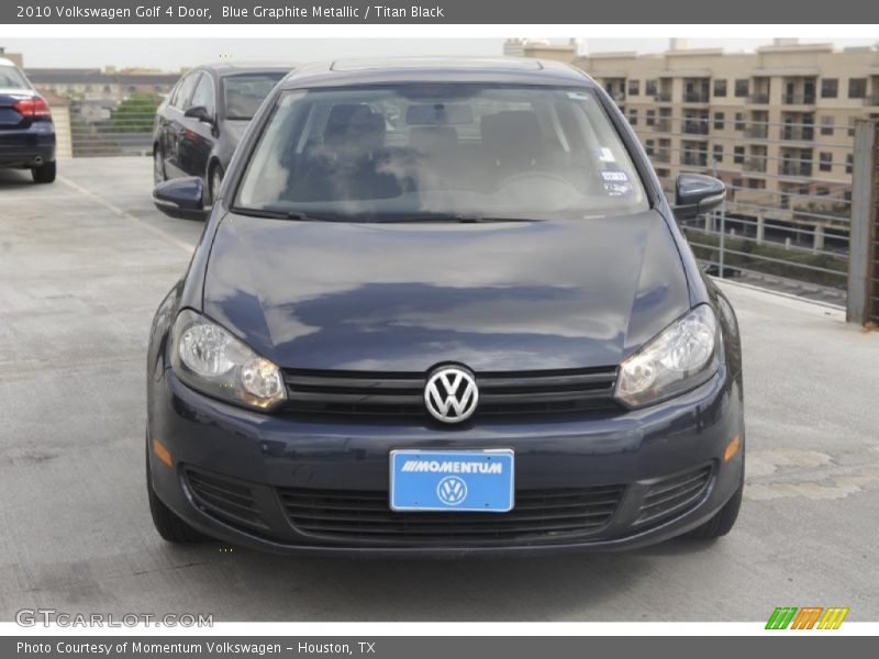 Blue Graphite Metallic / Titan Black 2010 Volkswagen Golf 4 Door