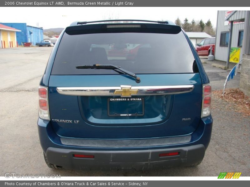 Bermuda Green Metallic / Light Gray 2006 Chevrolet Equinox LT AWD