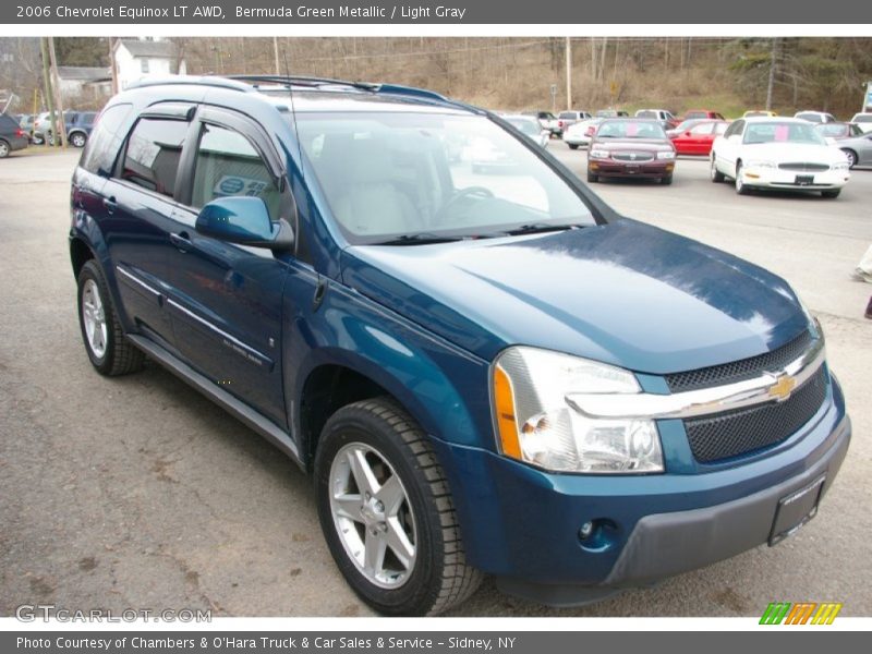 Bermuda Green Metallic / Light Gray 2006 Chevrolet Equinox LT AWD