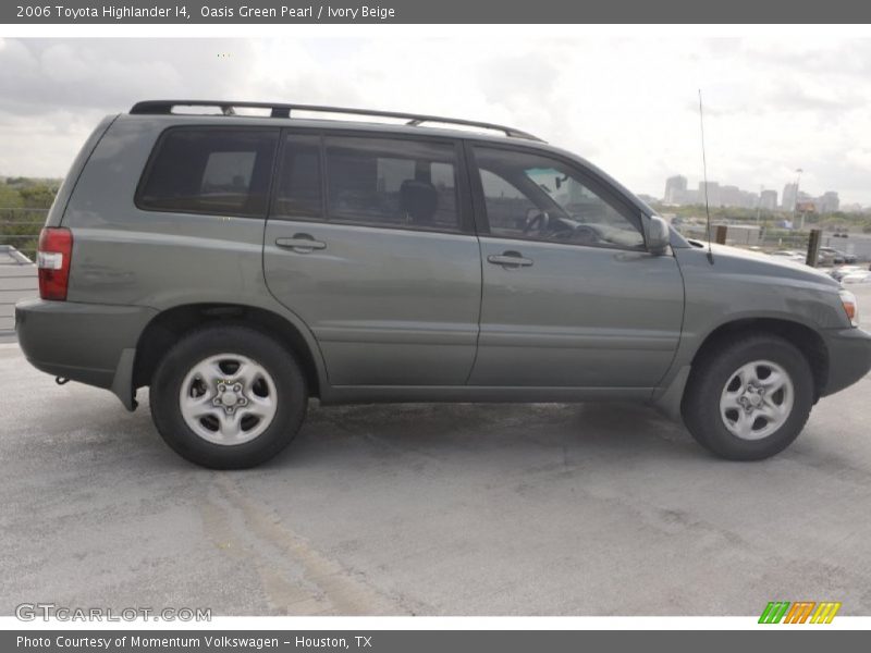 Oasis Green Pearl / Ivory Beige 2006 Toyota Highlander I4