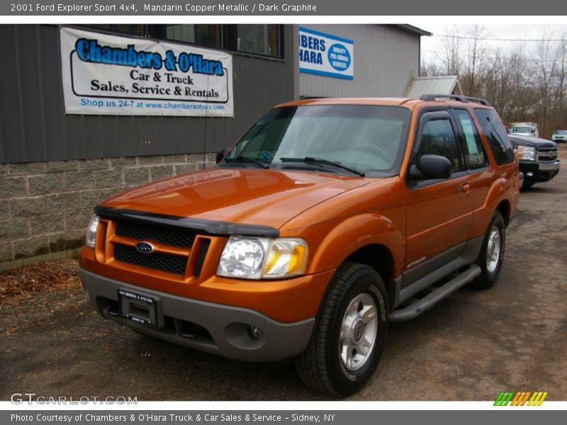 Mandarin Copper Metallic / Dark Graphite 2001 Ford Explorer Sport 4x4